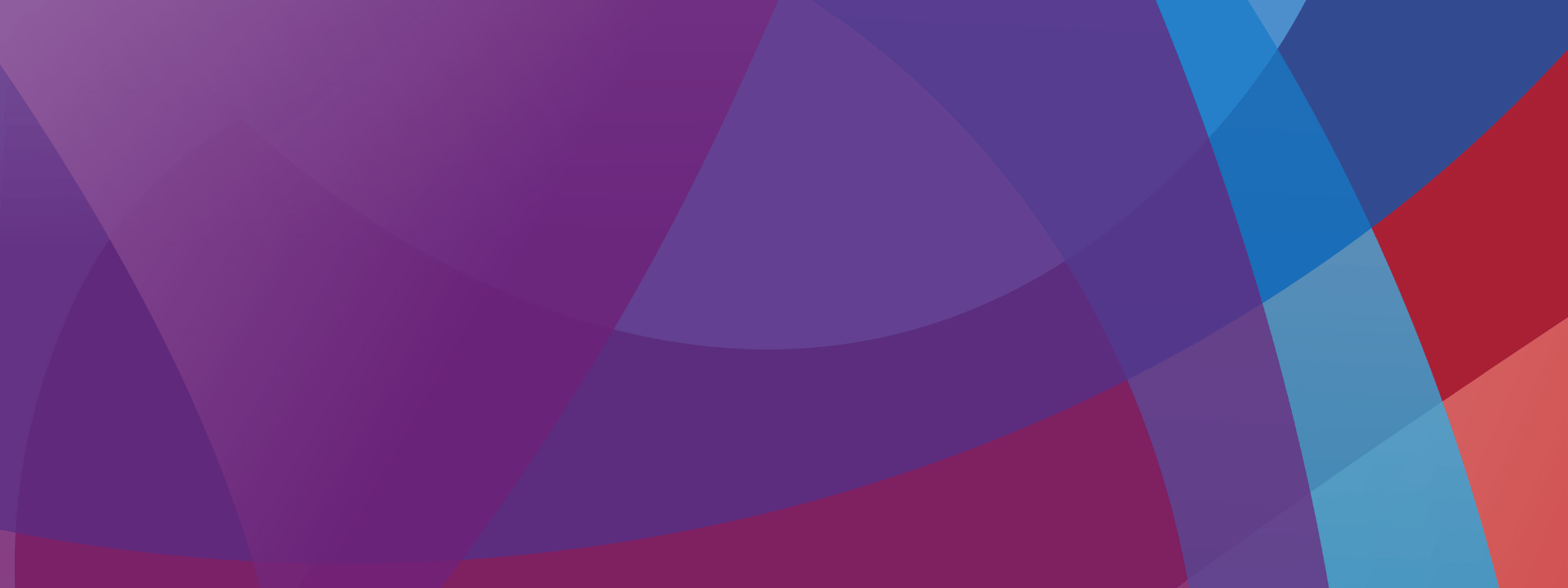 shades of purple blue red in variety of shapes