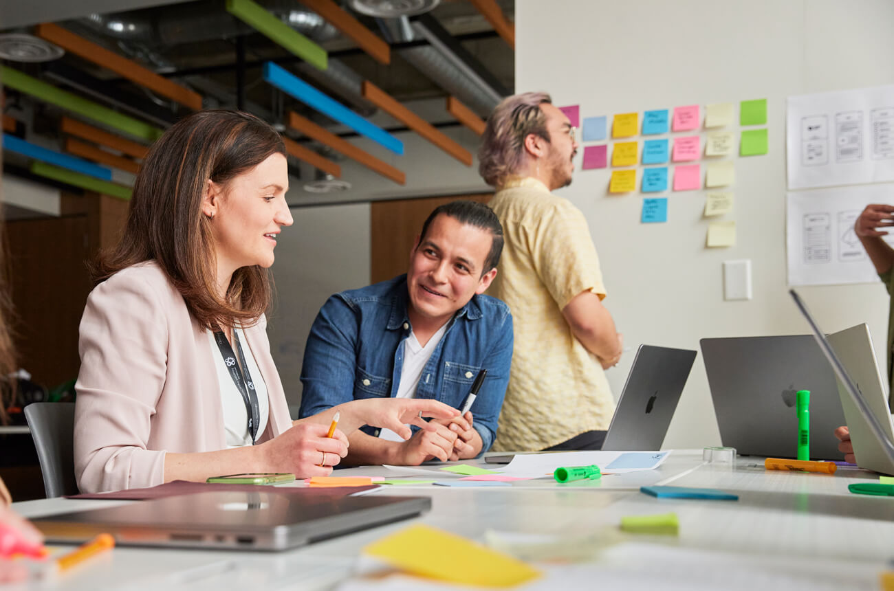 People in a planning session