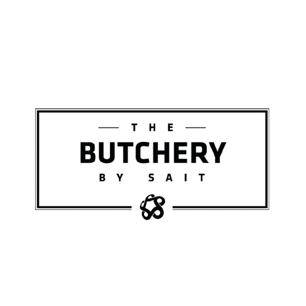Black sub-brand The Butchery by SAIT logo