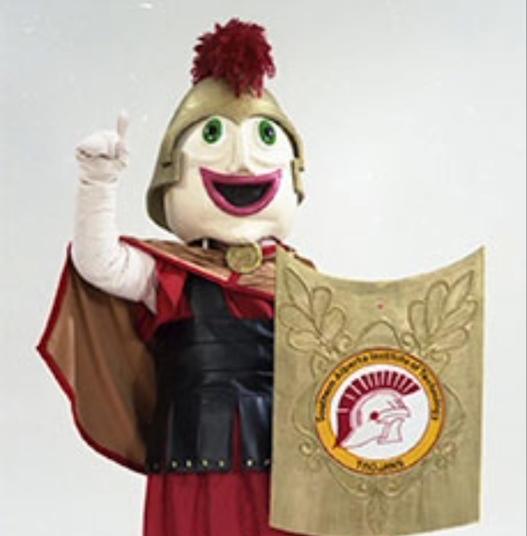 Troy Trojan.  The official mascot of the SAIT Trojans athletic teams. 