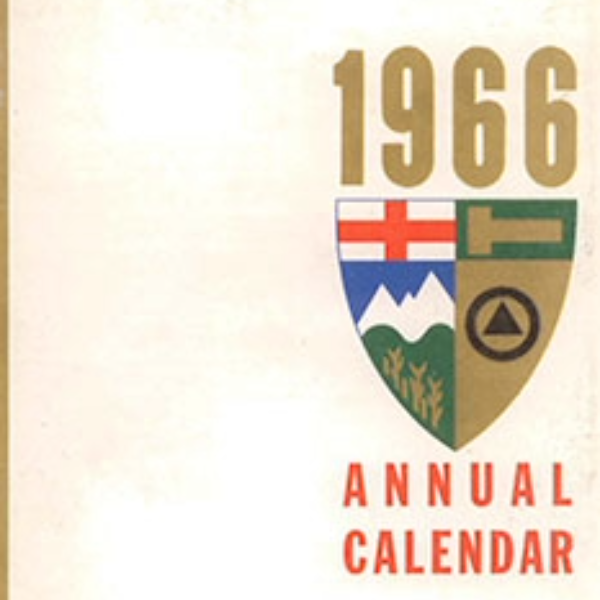 The cover of the 1966 SAIT academic calendar
