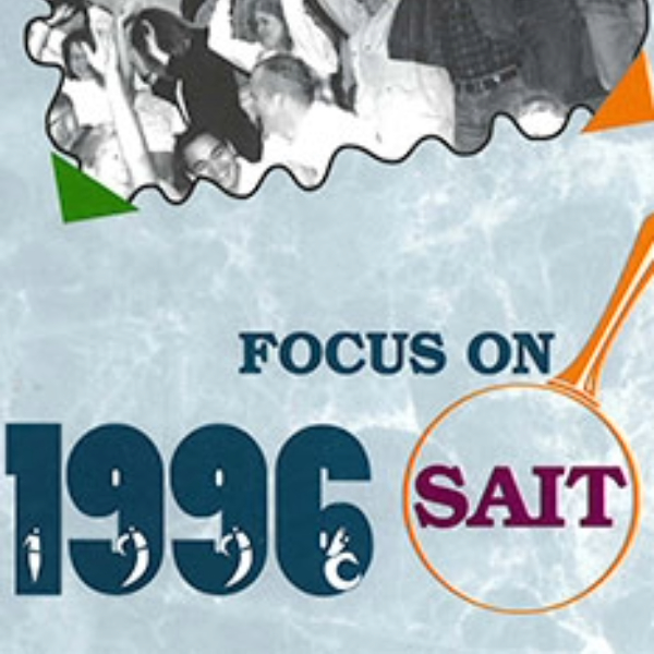 The 1995-1996 official yearbook of the Southern Alberta Institute of Technology (SAIT).