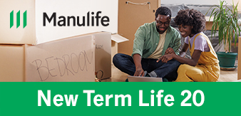 Manulife Term 20 insurance ad