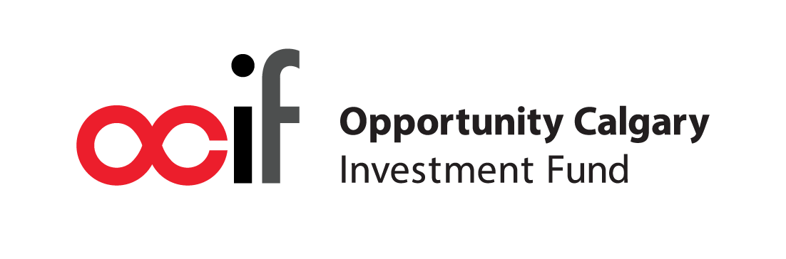 Logo of Opportunity Calgary Investment Fund (OCIF) featuring a stylized red "oc" and bold black text.