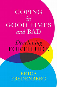 Book cover for Coping in good times and the bad, with intersecting bright coloured circles on the front.