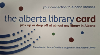 photo of a TAL (The Alberta Librray) card.