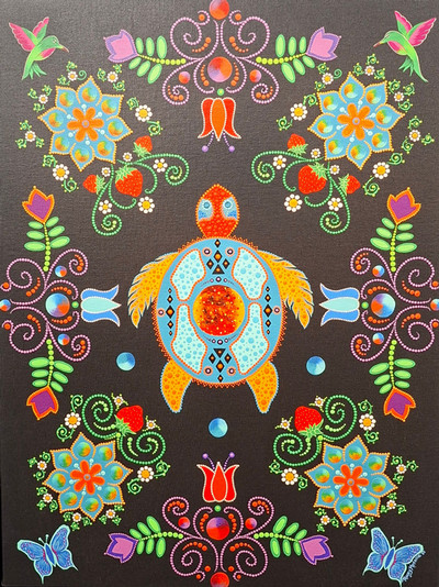 photo of artwork from the reconciliactions art exhibit