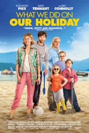 Movie poster for what we did on our holiday.