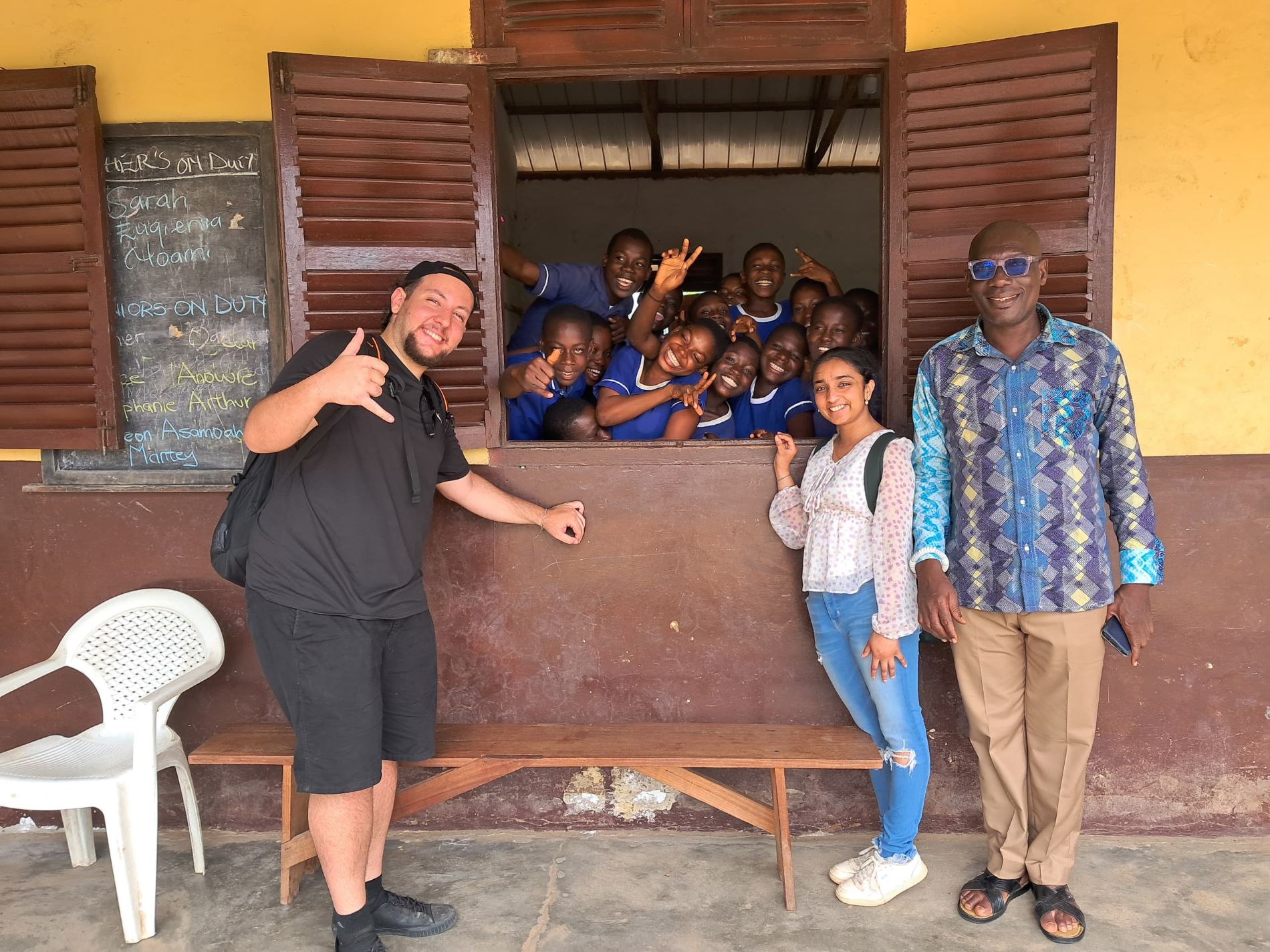 SAIT students volunteering with Operation Eyesight in Ghana
