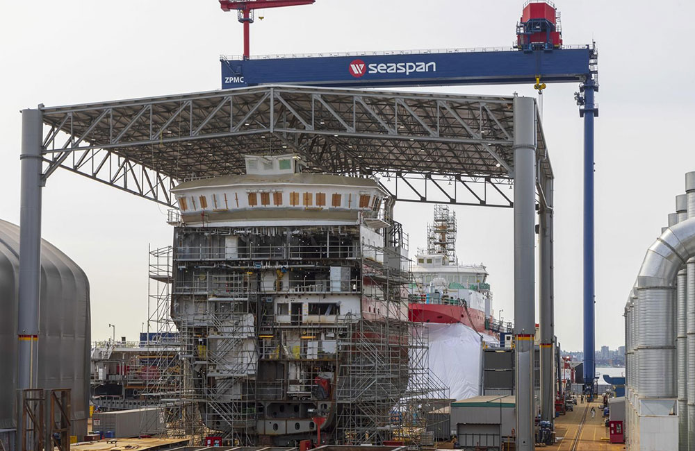 Offshore Fisheries Scince Vessel Capt. Jacques Cartier is one of three vessels built by Seaspan Shipyards for the Canadian Coast Guard.