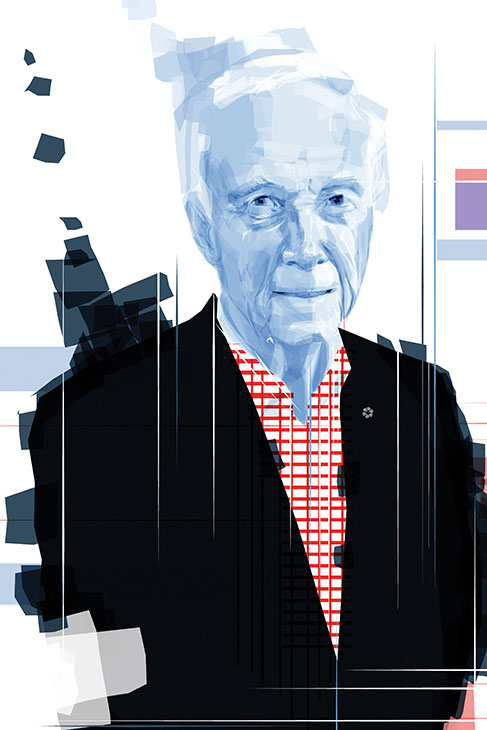 Illustration of David Bissett