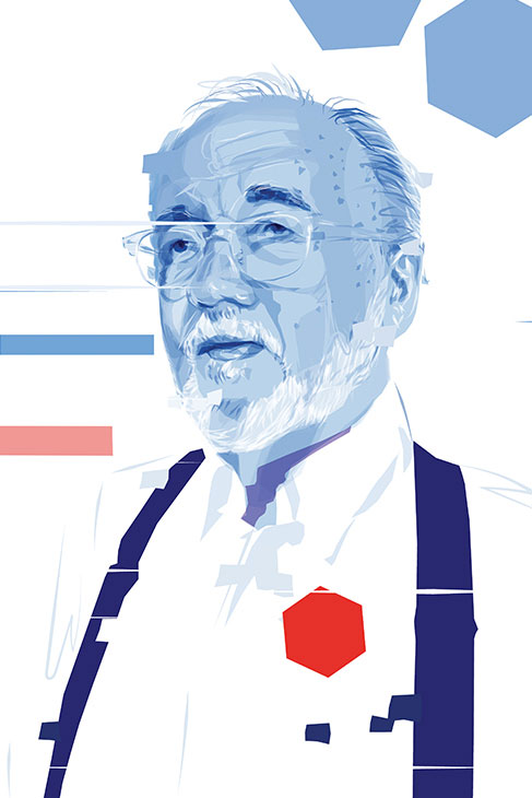 An illustration of Ted Darch