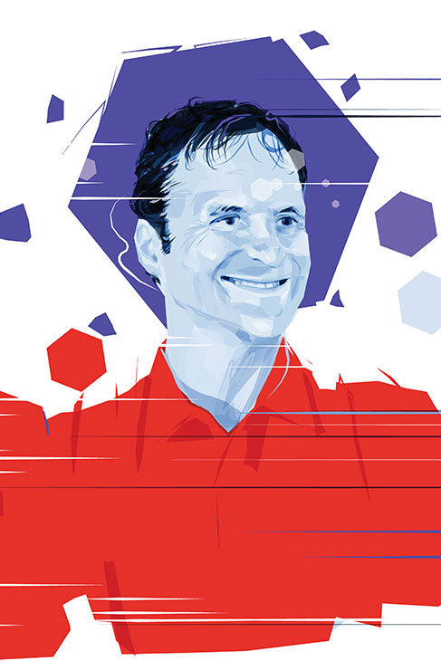 An illustration of Jim Szautner