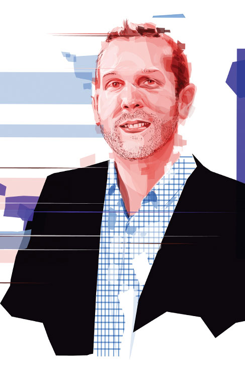 Illustration of Mark Arkell