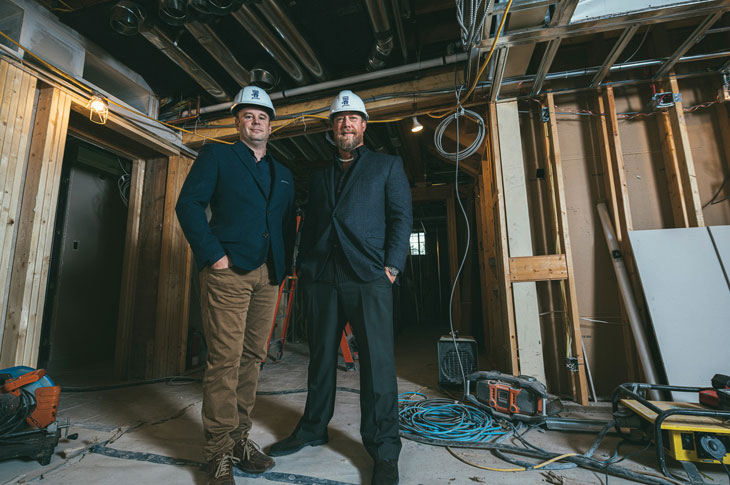 Bryce Dillabough and Lance Niesel of Longboard Construction..