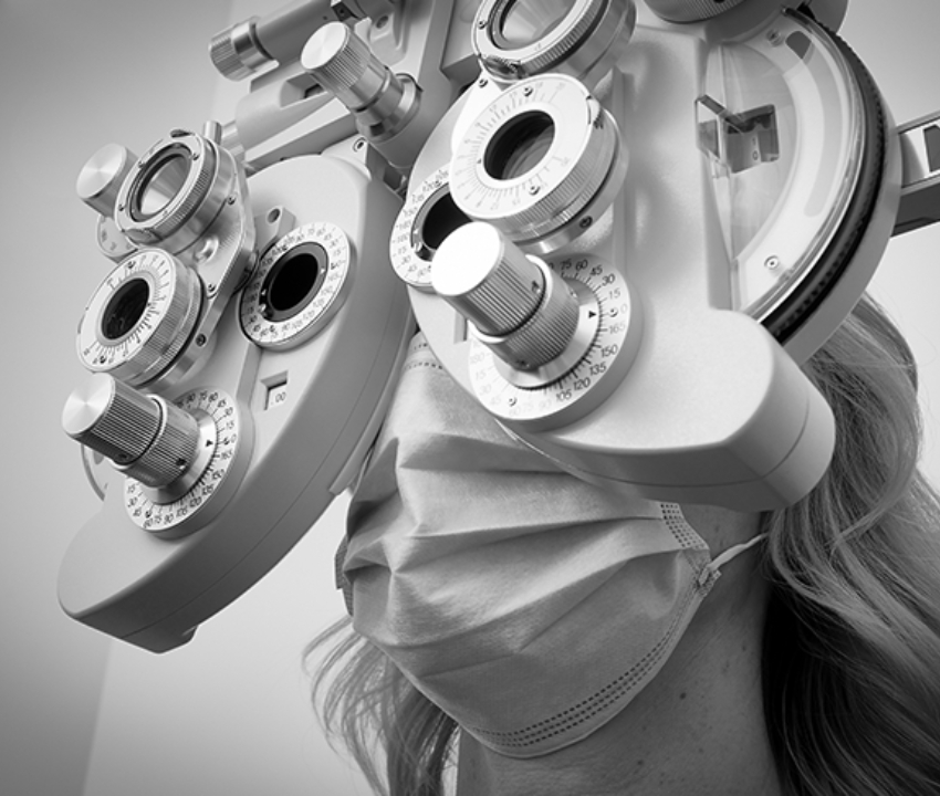 Optician eye device