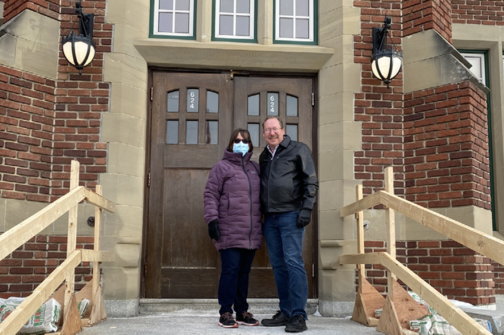 William Kitiuk and Kathy Neufeld, children of the late Donald Kitiuk.