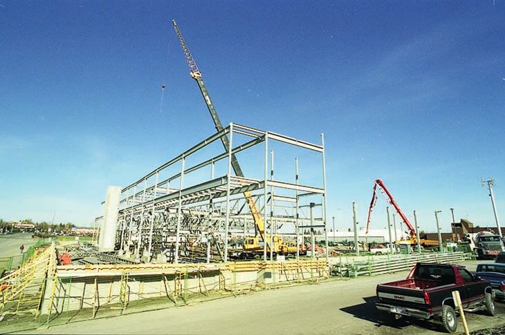 Construction of the Clayton Carroll Automotive Centre