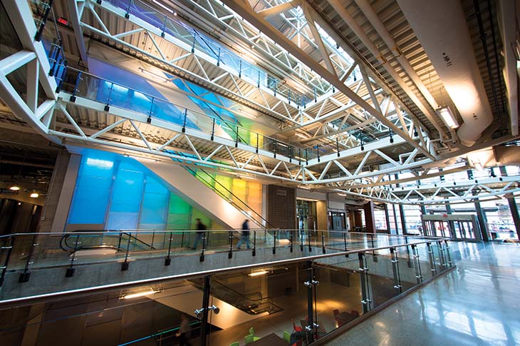 Interior photo of Aldred Centre