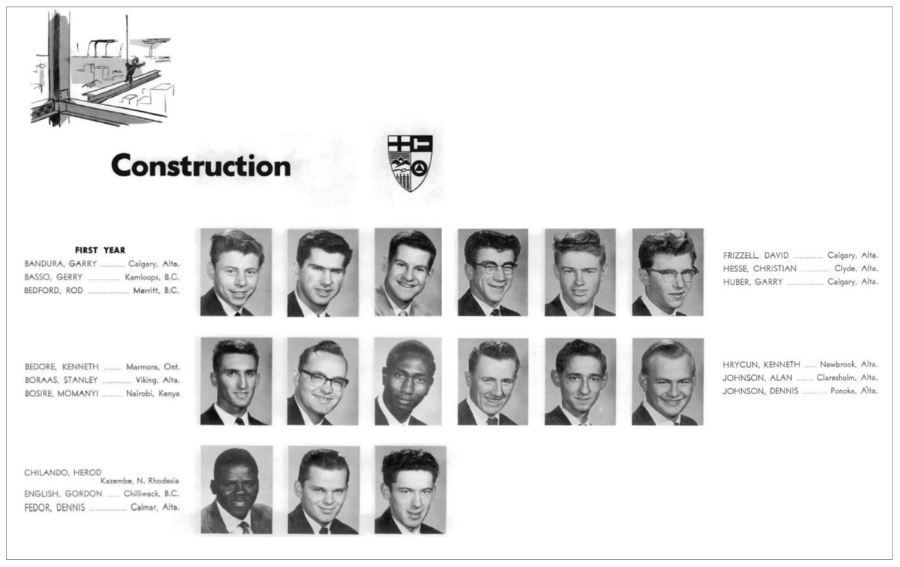 Yearbook photos of students