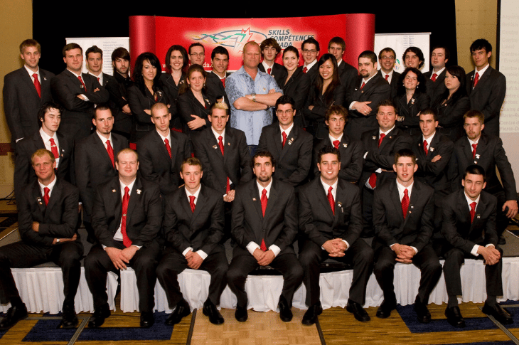 Group photo of Team Canada