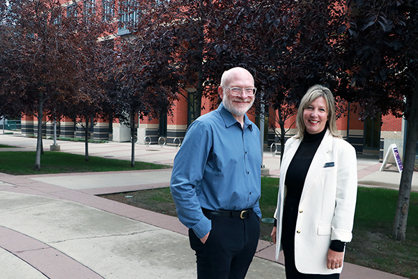 Dr. Bill Rankin and Dr. Raynie Wood pose together