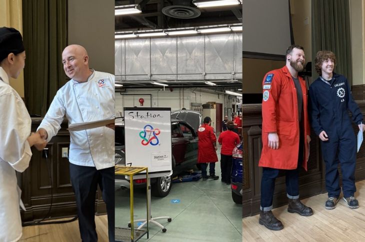 photos from SAIT's 2024 regional competition