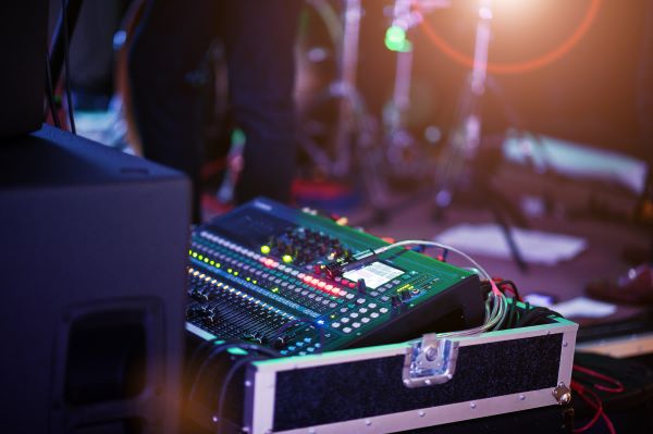 An image of a sound board
