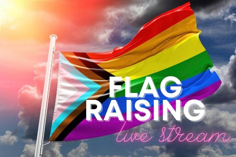 Pride Flag Raising Event