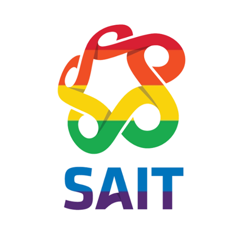 SAIT pride logo