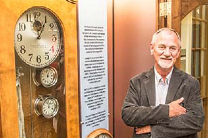 The clock that kept time for SAIT for almost half a century has been restored and installed in a Heritage Hall showcase in time for next year's 100th birthday.