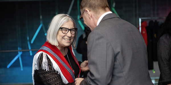 Audrey Poitras, President of the Métis Nation of Alberta, is a passionate advocate for education in the Métis community and for Métis rights.