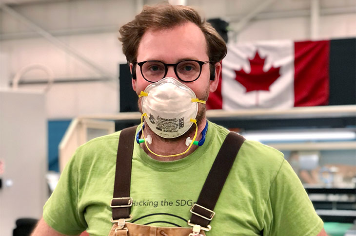 Doug Braden responds to the critical need for PPE across Canada.
