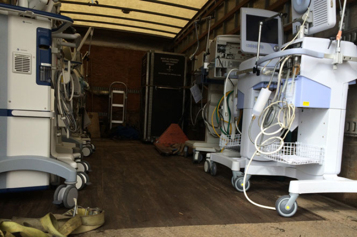 SAIT ships 13 ventilators to support province’s COVID-19 response