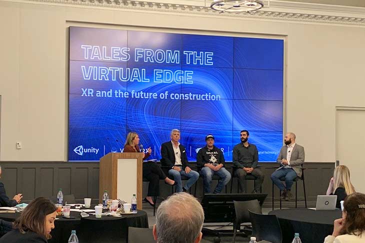 Tales from Virtual Edge XR and the Future of Construction speaker panel