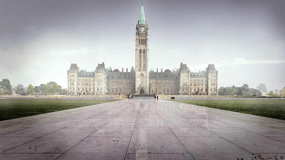 Centre Block building from the front