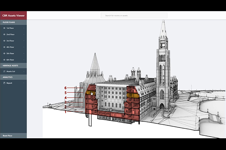 Centre Block rendering
