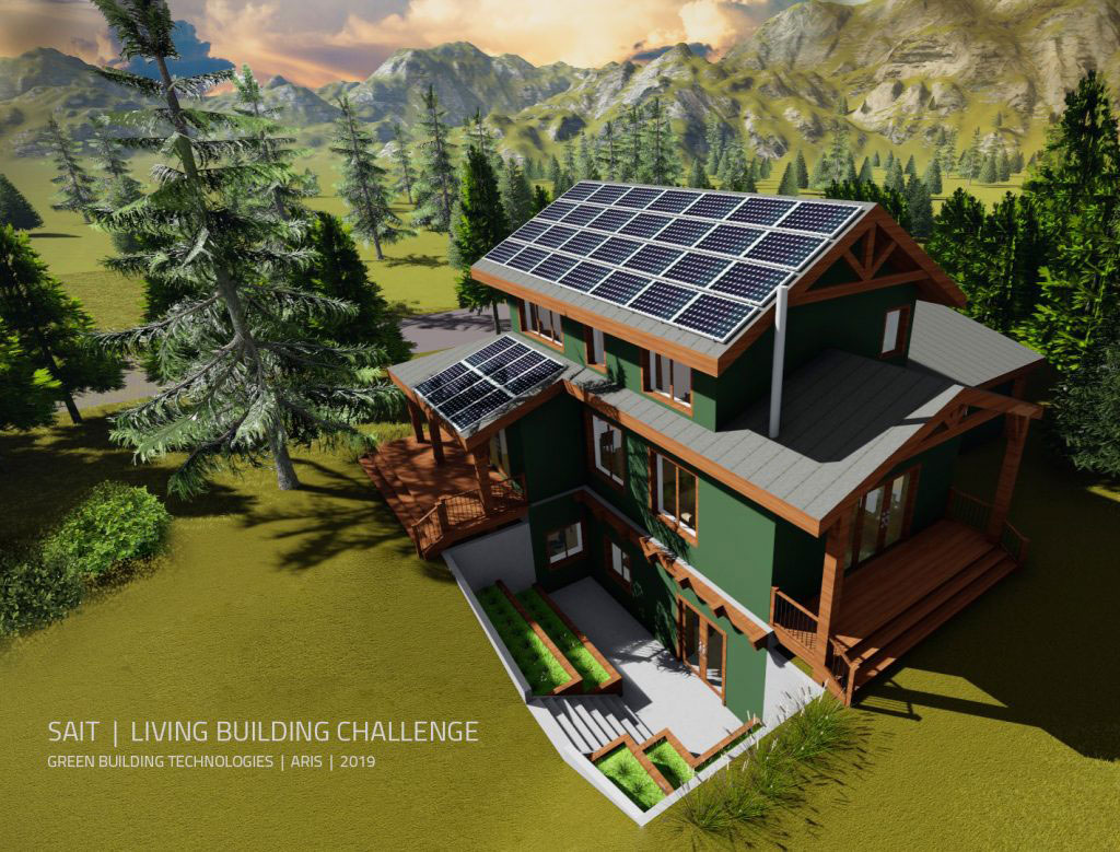 Green Building Technologies Lab and Demonstration Centre Illustration of the Molenaar home "The Confluence"
