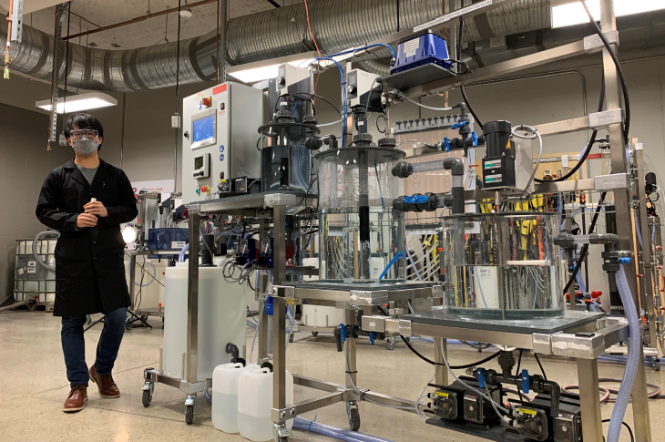 SAIT’s Water and Wastewater Pilot Scale Treatment Lab gives students hands-on experience with equipment and processes found in industry