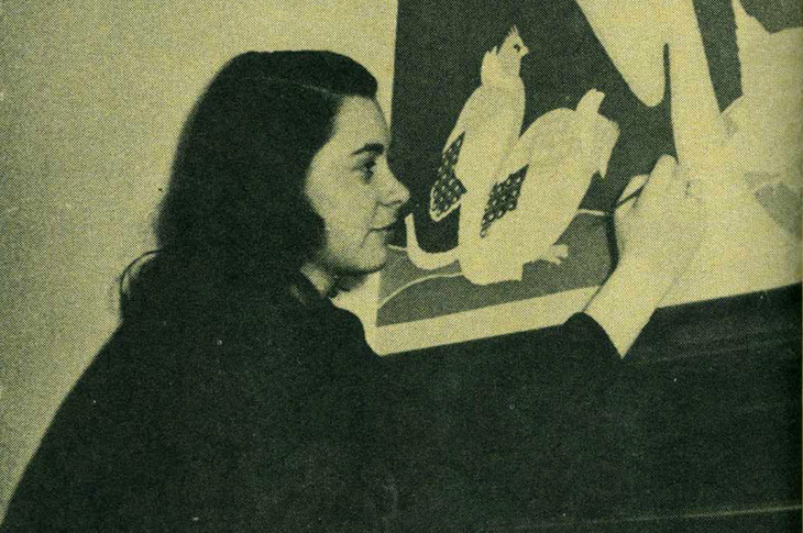 vintage photo of artist Gertrude Anderson