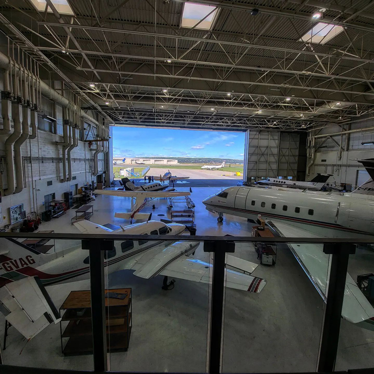 Art Smith Aero Centre hanger