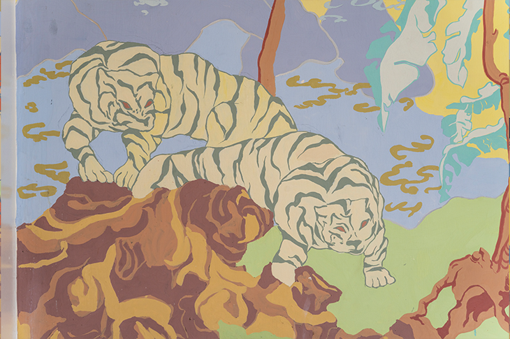 Painting of a tiger