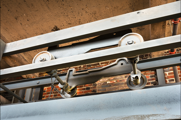 Photo of trolley mechanism.