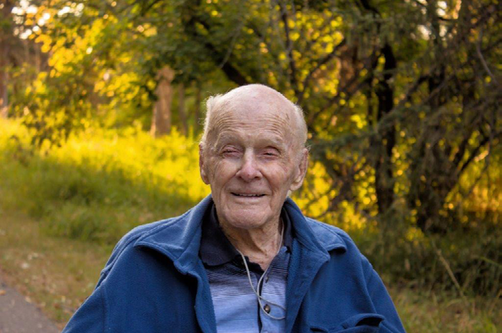 SAIT's oldest known alumnus, Clarence Hollingworth, turns 107.