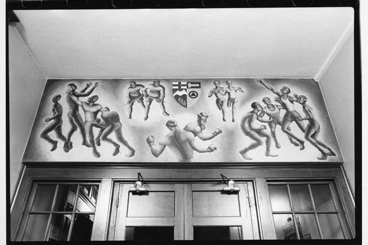 Mural created by Roy Kiyooka, PITA alumni.
