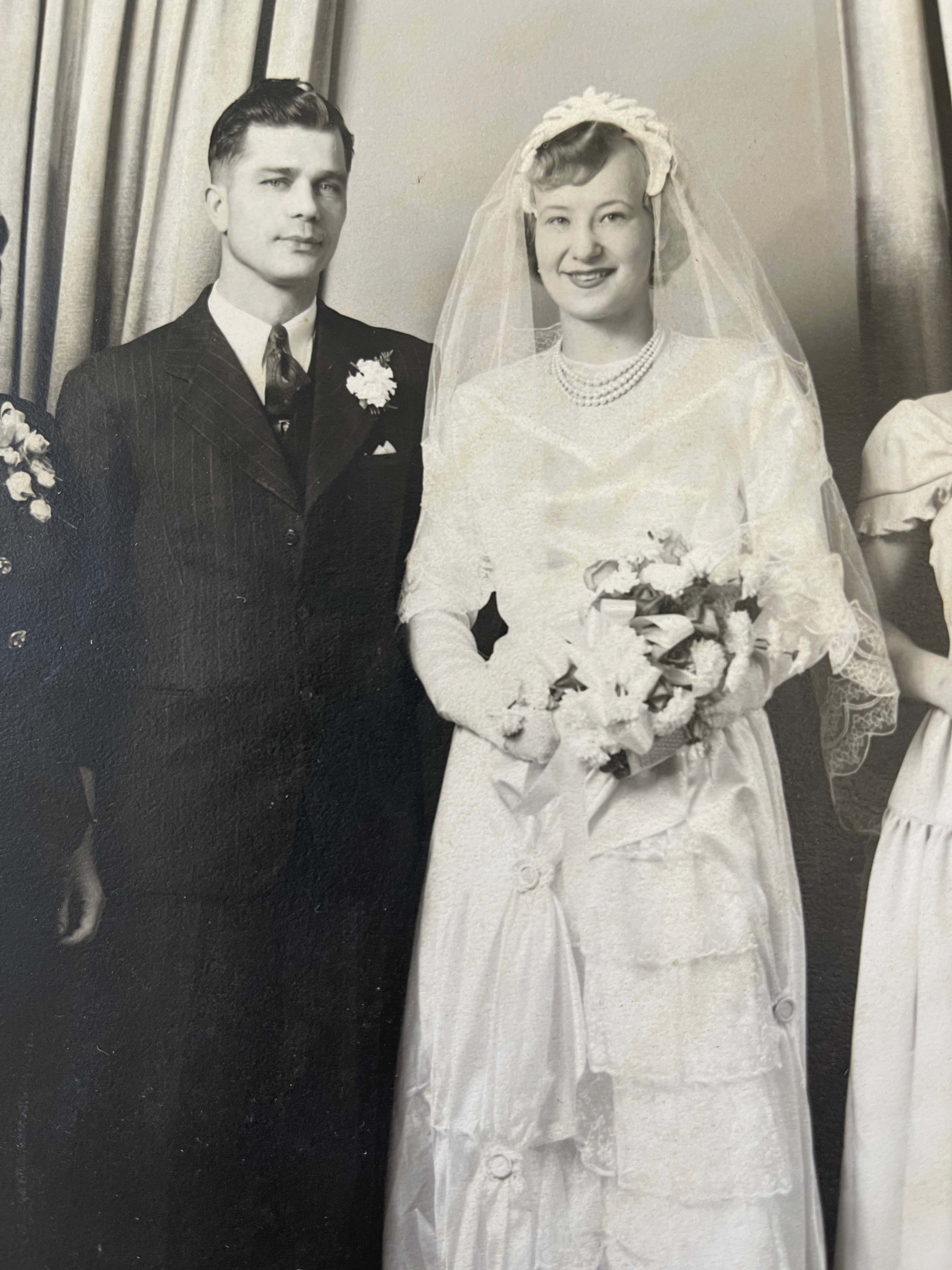 Wedding photo of Donald and Annie Kitiuk