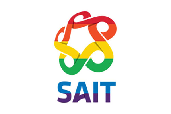 SAIT pride logo
