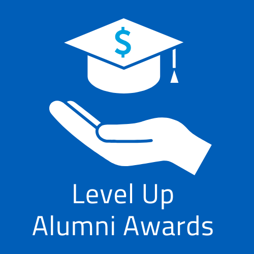 Level Up Alumni Awards tile