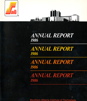 Photograph of SAIT Annual Report