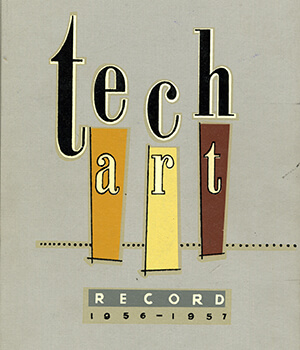 Photograph of Tech Art yearbook 1956